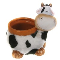 Коровка кашпо